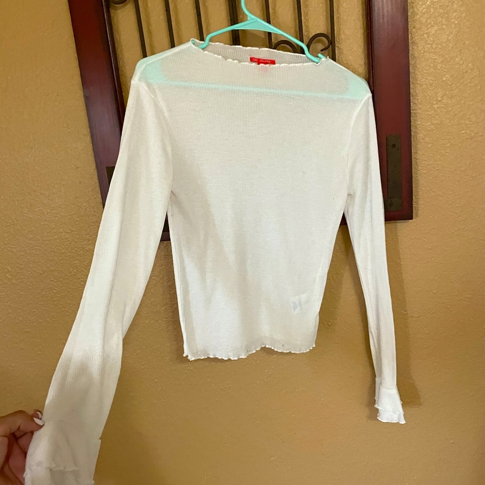 White crop top